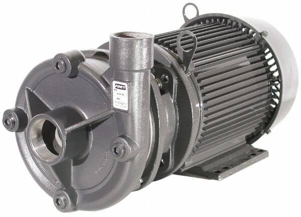 AC Straight Pump: 230/460V, 7-1/2 hp, 3 Phase, Stainless Steel Housing, Stainless Steel Impeller
