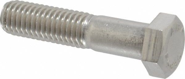 Value Collection 208777C Hex Head Cap Screw: 1/2-13 x 2-1/4", Grade 18-8 Stainless Steel, Uncoated Image