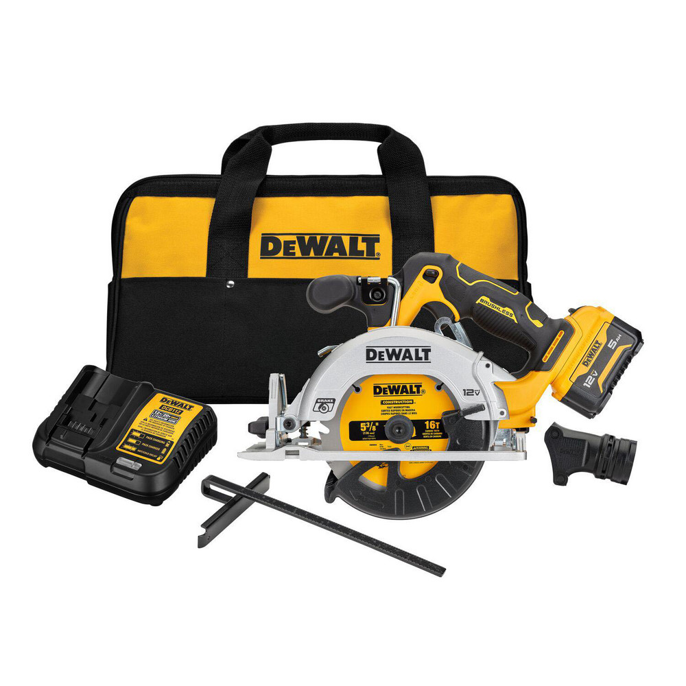 DeWALT Cordless Circular Saw 53/8" Blade Dia MSC Direct