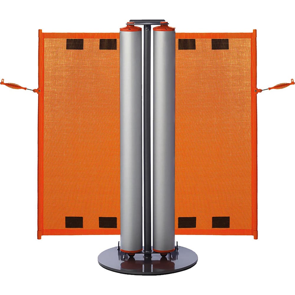 zonepro-rolling-base-barrier-post-14-belt-length-steel-post-steel