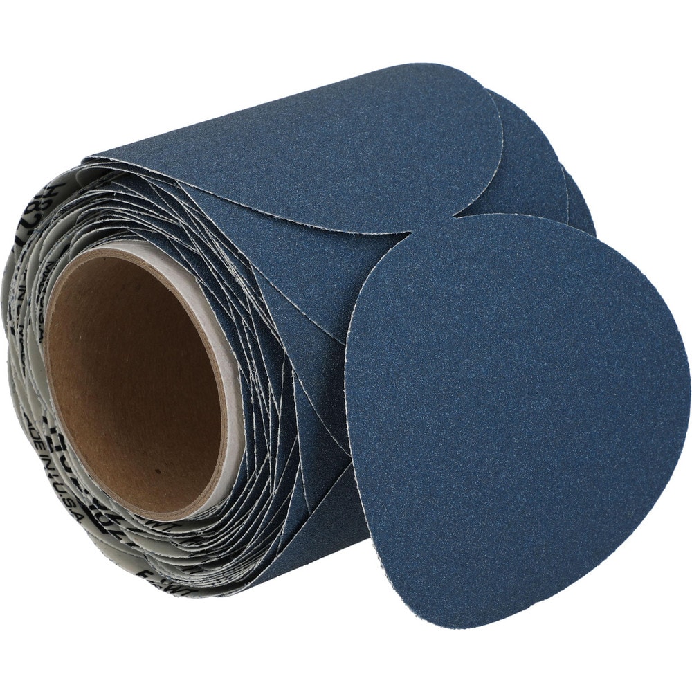 PSA Disc: 5" Disc Dia, 100 Grit, Zirconia Alumina
