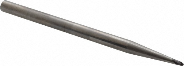 Accupro 12180944 Tapered End Mill: 5 &deg; per Side, 5/64" Small Dia, 5/64" LOC, 2 Flutes, Solid Carbide, Ball End Image