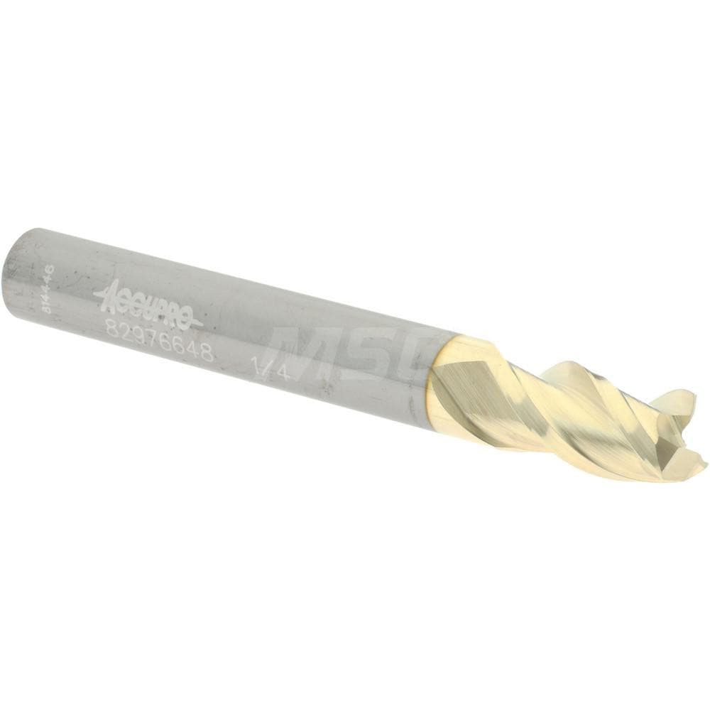 Accupro - Square End Mill: 1/4