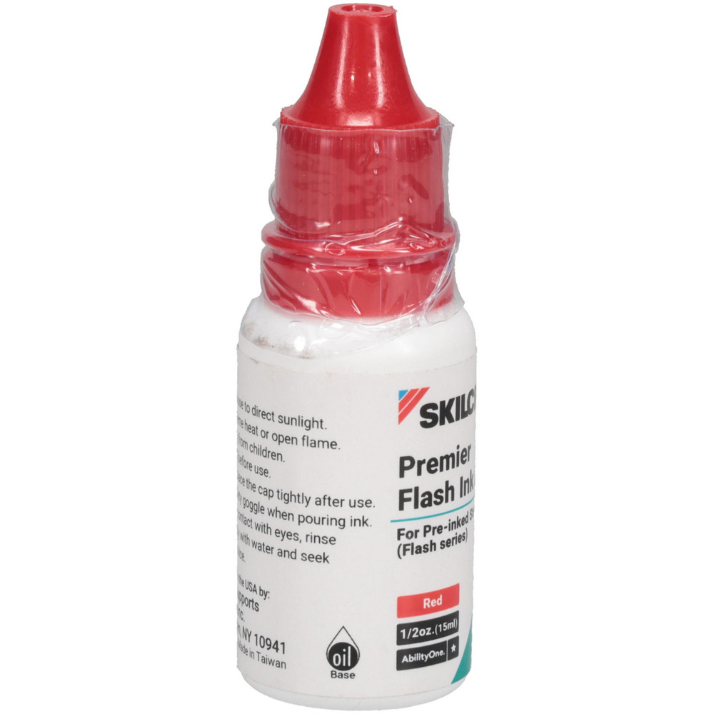 Abilityone Stamp Build AbilityOne - .35OZ RED BOTTLE STAMP REFILL INK | MSC Direct