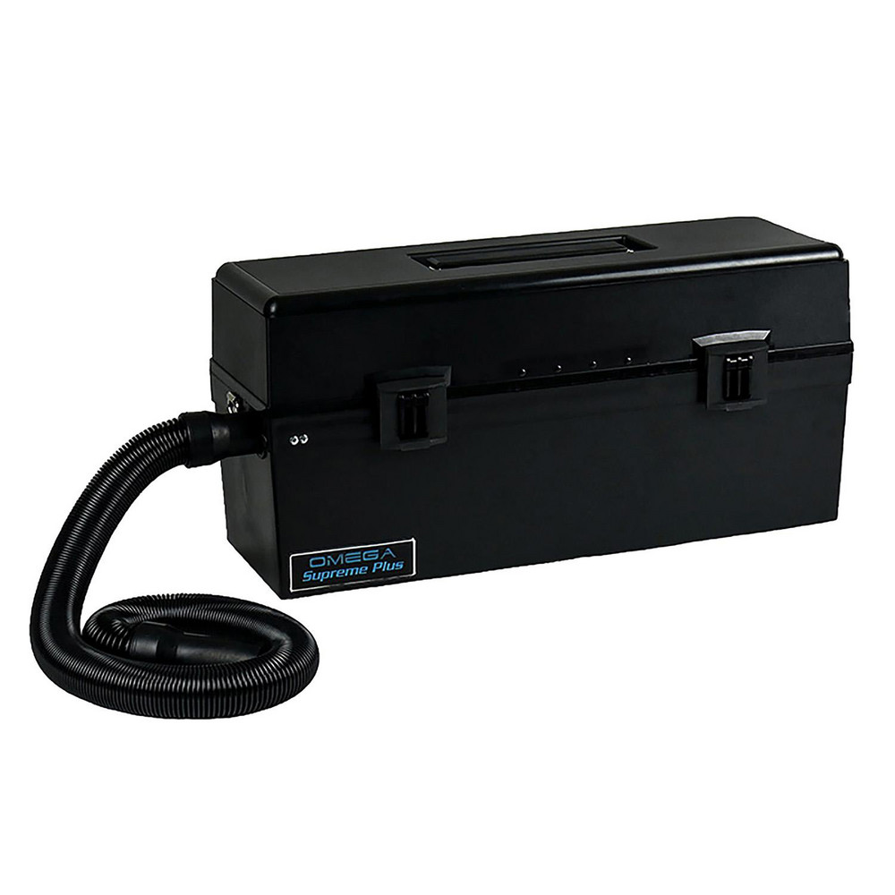Omega Supreme Electronic Vacuum, 1,000 Hour Rated Ametek Advantek II Motor, 10' Detachable Power Cord, 1 Gallon Capacity - For Cleaning Static Sensitive Equipment, ESD Safe, Features Three Levels of Filtration, Self-Storage & Contained Accessories
