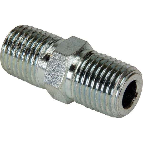 Enerpac FZ1608 Hydraulic Hose Hex Nipple: 1/4", 1/4-18, 0 to 10,000 psi Image