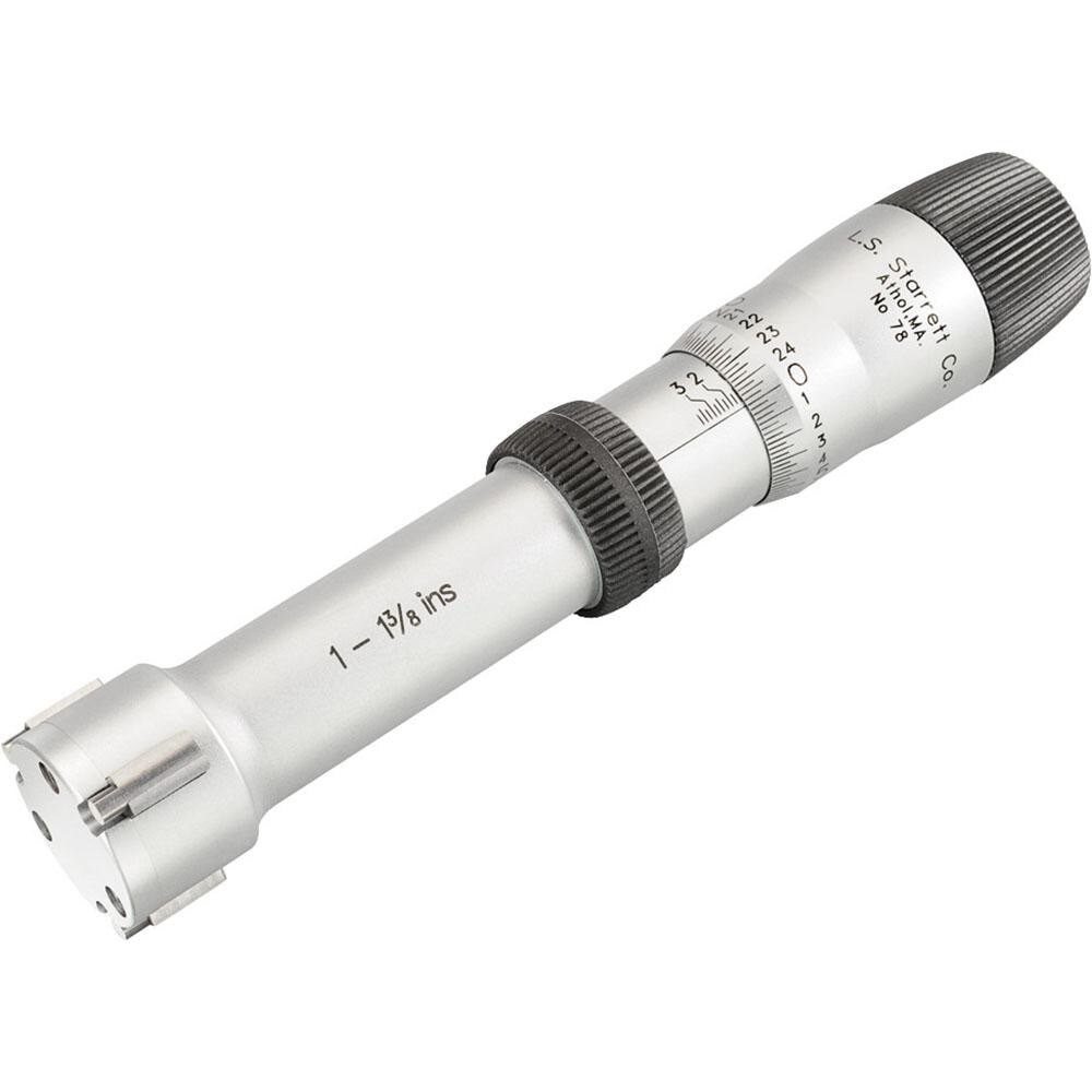 Mechanical Inside Micrometer: 1 to 1-3/8" Range