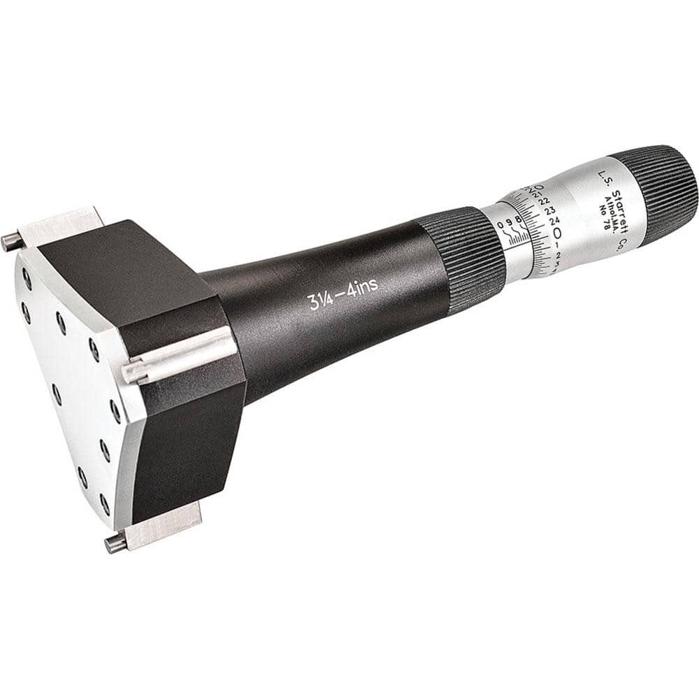 Starrett 67678 Mechanical Inside Micrometer: 4" Range 