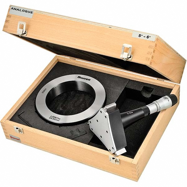 Starrett 5 to 6", 41/2" Gage Depth, Mechanical Inside Hole