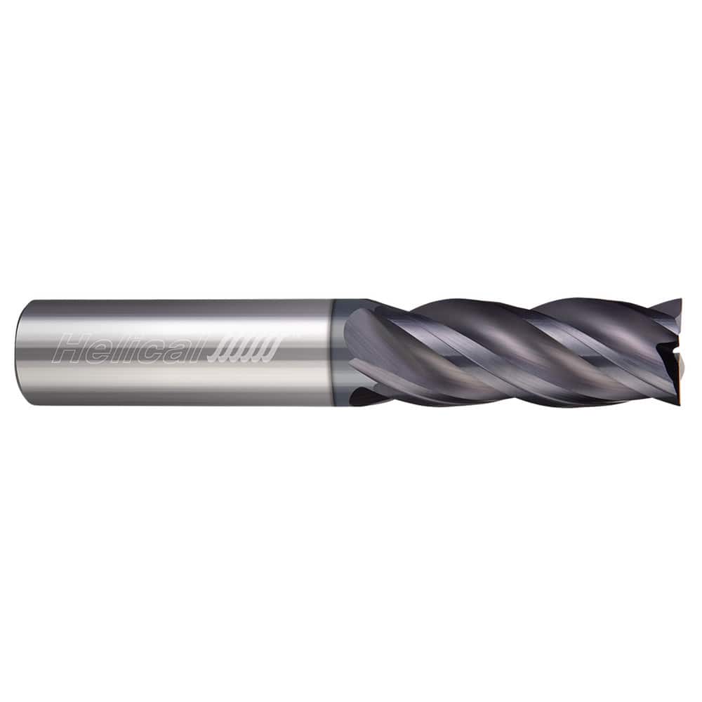Helical Solutions 30677 Square End Mill: 3/4" Dia, 4 Flutes, 2-1/4" LOC, Solid Carbide 