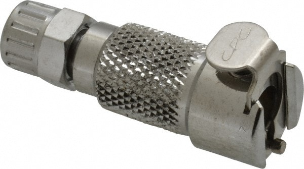 CPC Colder Products MCD1304NA PTF Brass, Quick Disconnect, Valved Inline Coupling Body Image