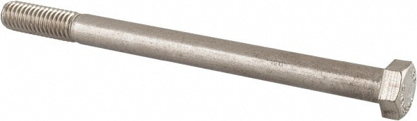 Value Collection R82403395 Hex Head Cap Screw: 3/8-16 x 5", Grade 316 Stainless Steel, Uncoated Image