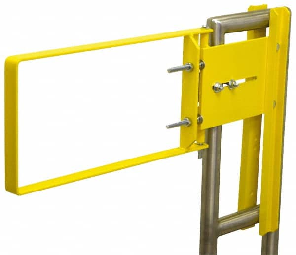 Powder Coated Carbon Steel Self Closing Rail Safety Gate