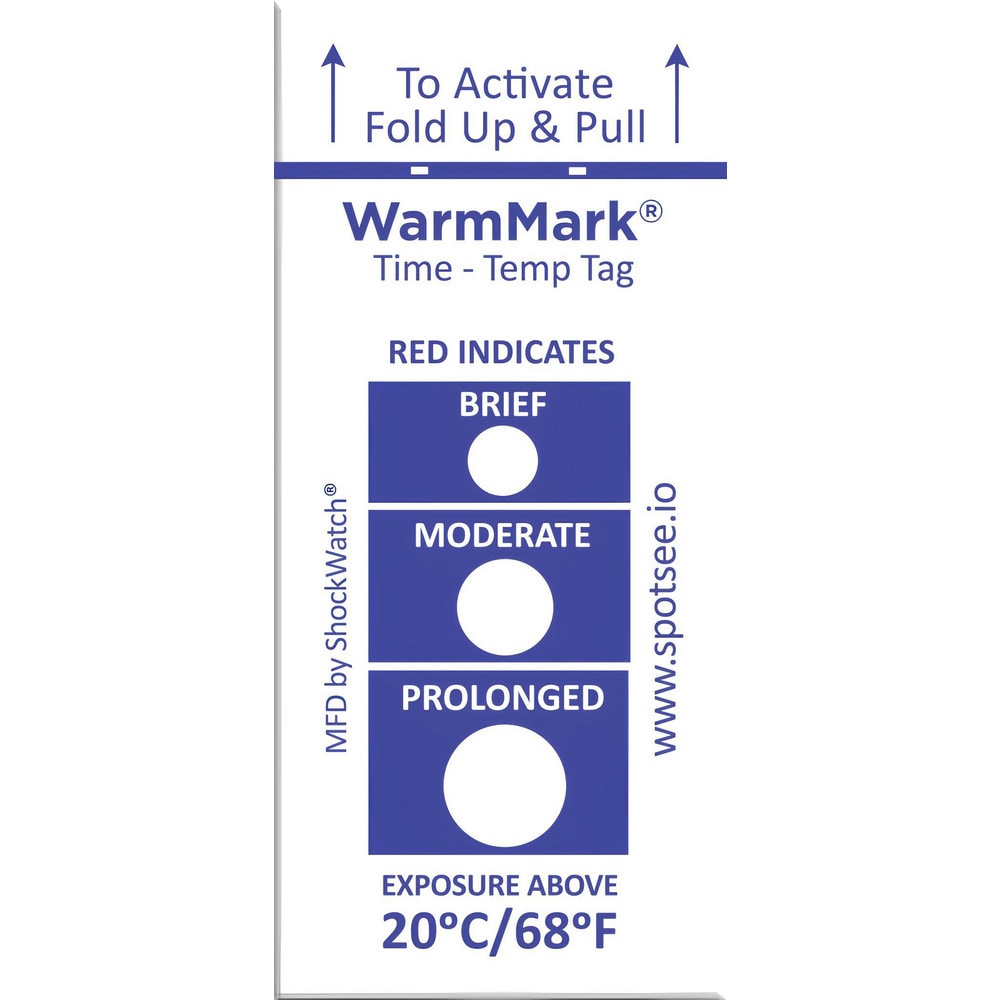 SpotSee - Temperature Indicating Labels; Indicator Use: One Time ...