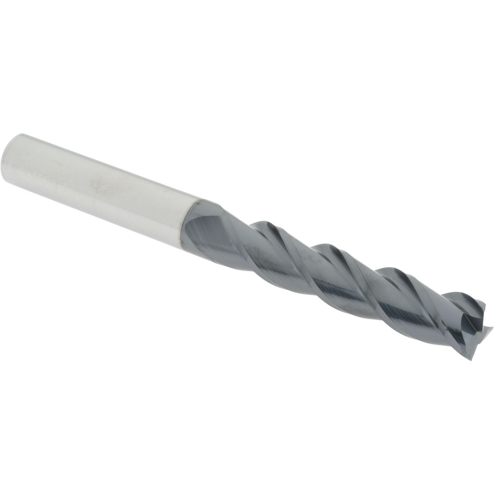 Accupro 12182261 Square End Mill: 5/8 Dia, 3 LOC, 5/8 Shank Dia, 6 OAL, 3 Flutes, Solid Carbide Image