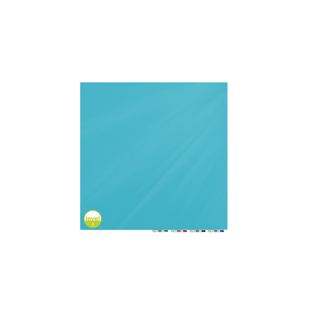 Ghent Ghent Aria Low Profile Glass Whiteboard, 4'H x 4'W