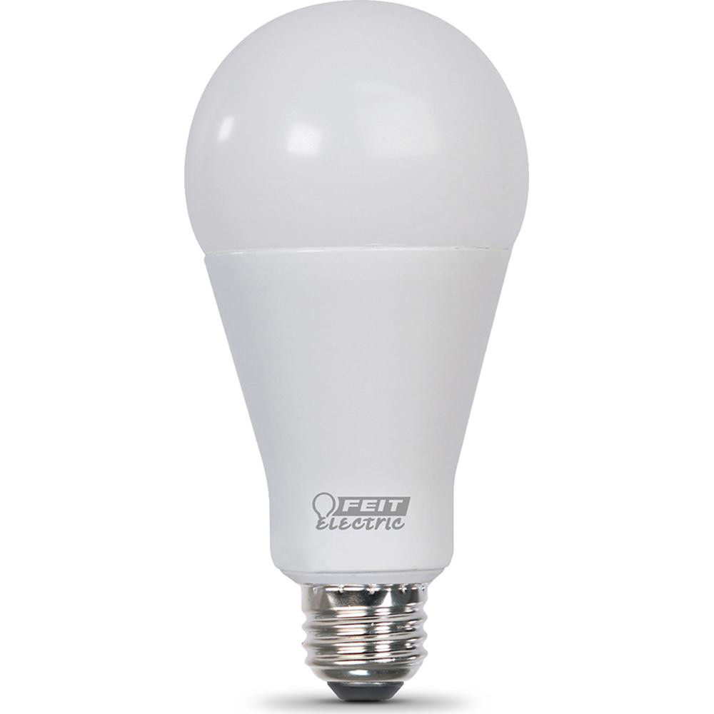 Feit Electric LED Lamp: A23, Medium Screw Base - 120.00V, 4060 Lumens, Dimmable | Part #OM300/830/LED/1