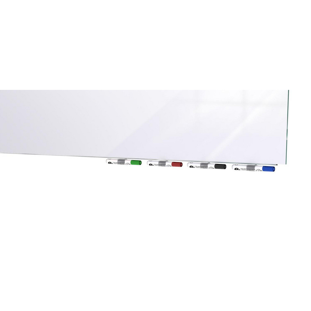 Ghent Ghent Aria Low Profile Glass Whiteboard, 6'H x 4'W