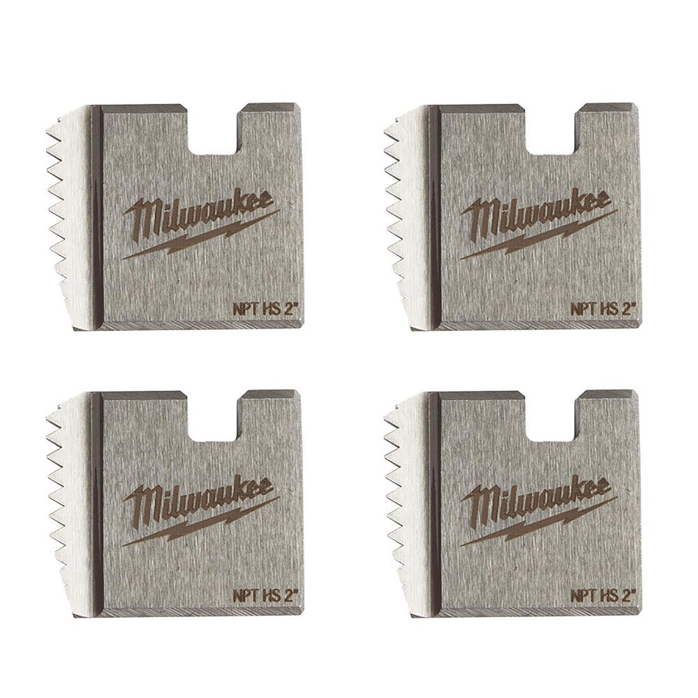 Milwaukee Tool 48-36-1112 Pipe Threader Dies; Thread Size (Inch): 2 In ; Thread Standard: NPT ; Thread Direction: Left Hand; Right Hand ; Material: High Speed Steel Image