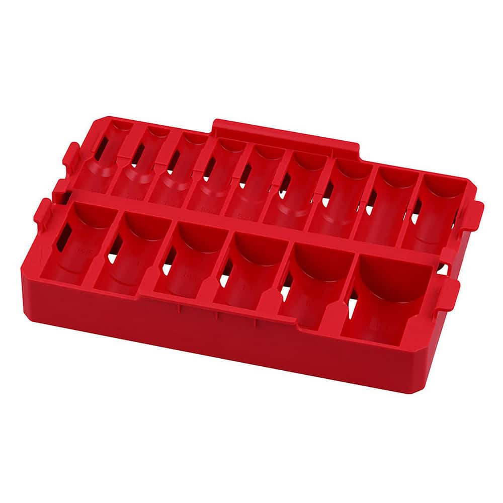 Socket Holders & Trays; Type: Tray ; Drive Size: 0.5in ; Number Of Sockets Held: 15