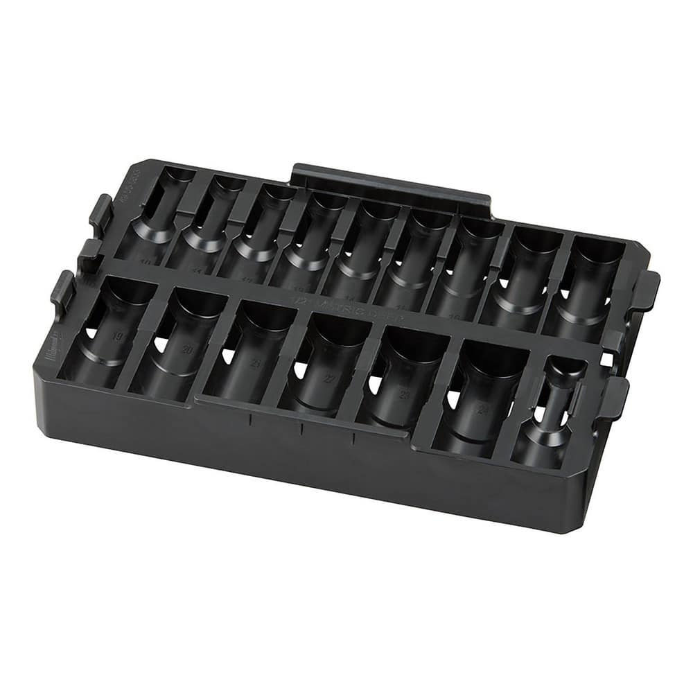 Socket Holders & Trays; Type: Tray ; Drive Size: 0.5in ; Number Of Sockets Held: 16