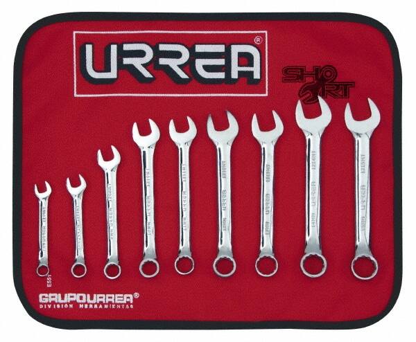 Combination Wrench Set: 9 Pc, Metric