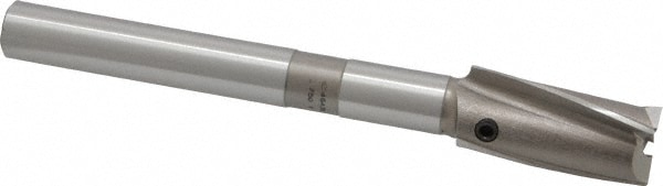 Cleveland C46439 3/4" Diam, 1/2" Shank, Diam, 3 Flutes, Straight Shank, Interchangeable Pilot Counterbore Image