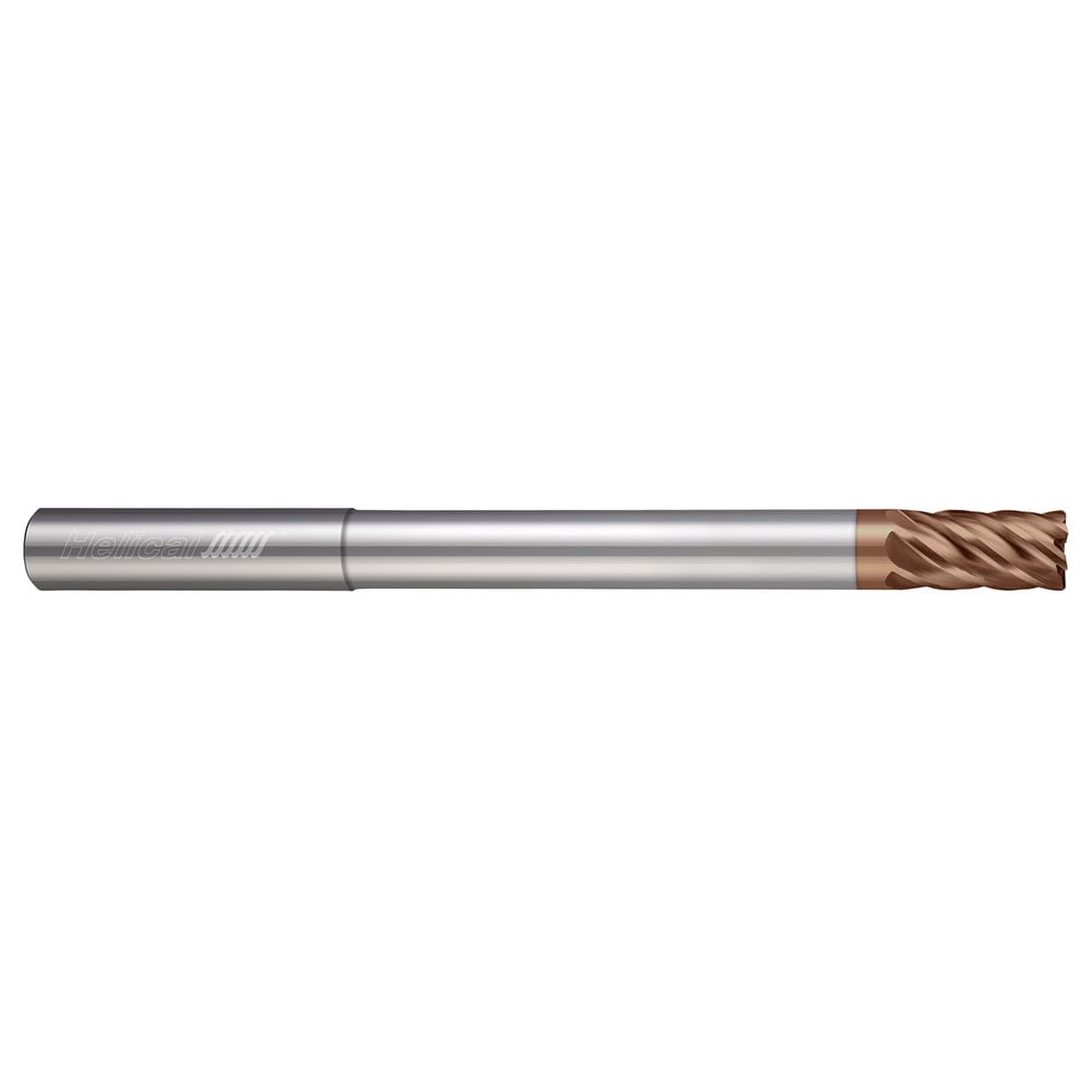 Helical Solutions - Corner Radius End Mill: 1/2" Dia, 5/8" LOC, 1/8