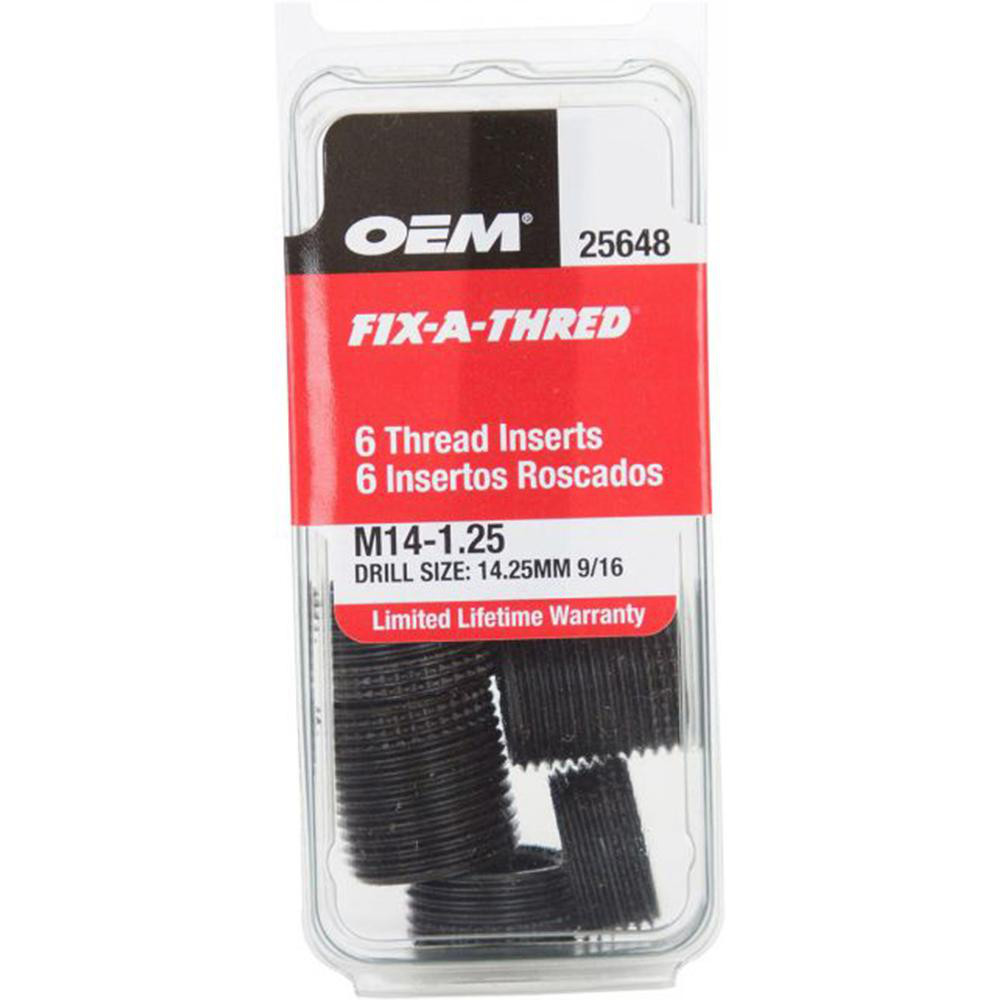 OEM Tools Thread Repair Kits; Kit Type Threaded Insert; Insert