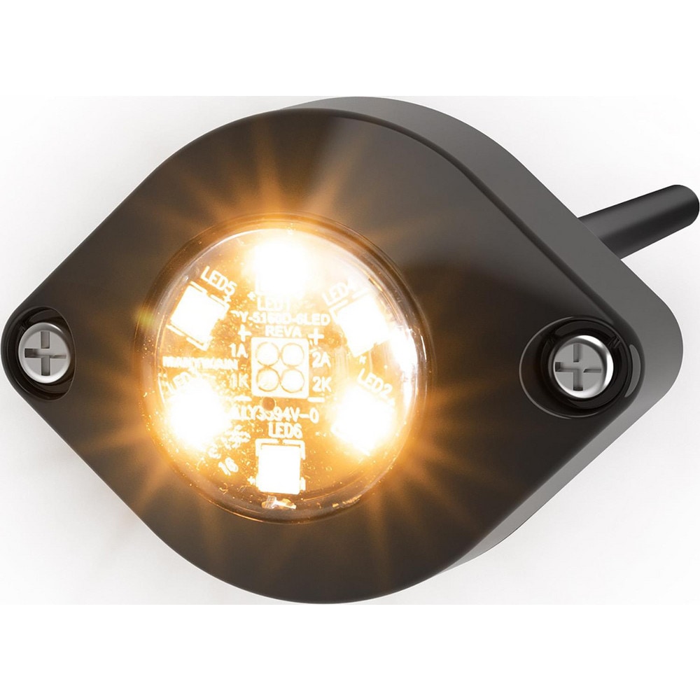 Emergency Light Assemblies; Light Assembly Type: LED Warning Light ; Voltage: Multi-Voltage ; Mount Type: Flush; Permanent; Surface ; Power Source: 12-24V DC ; Overall Height: 1in ; Standards: SAE Class 1; CAT13