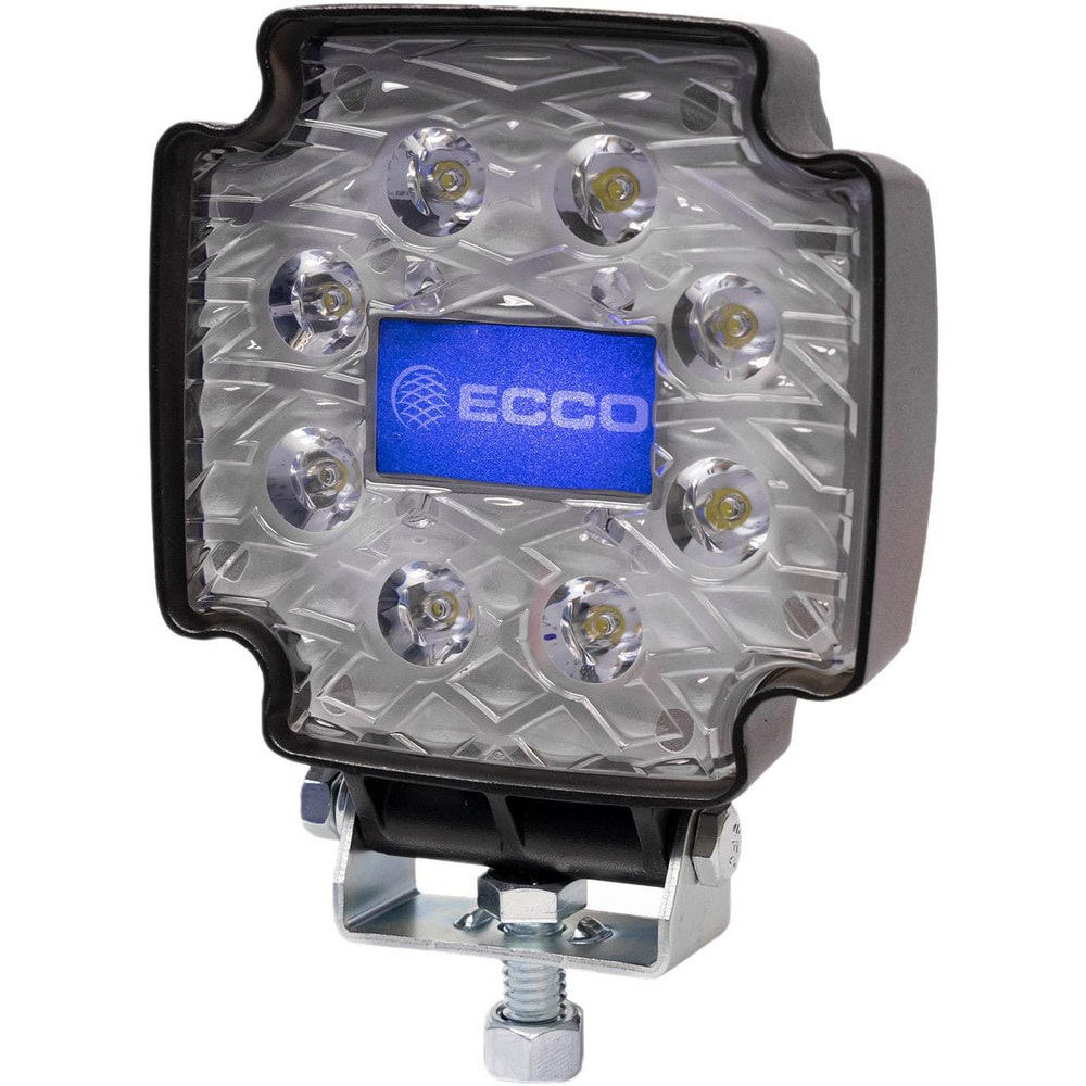 Auxiliary Lights; Light Type: LED Work Light; Auxiliary Light; Back-Up Light; Dome Light; Heavy Duty LED Work Truck Light; Mounted Light ; Amperage Rating: 2.6000 ; Light Technology: LED ; Color: Black ; Material: Aluminum ; Voltage: 12-24 VDC