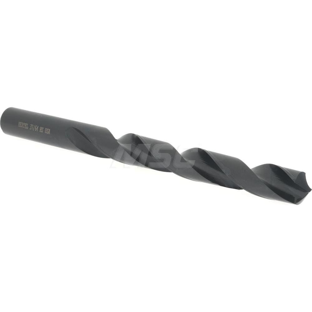 Hertel 83240374 Jobber Length Drill Bit: 0.5781" Dia, 118 °, High Speed Steel Image