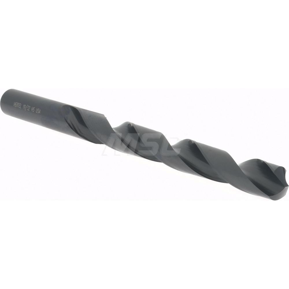 Hertel 83240382 Jobber Length Drill Bit: 0.5938" Dia, 118 °, High Speed Steel Image