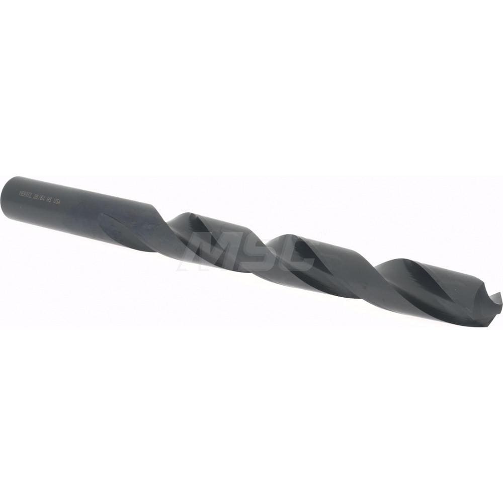 Hertel 83240390 Jobber Length Drill Bit: 0.6094" Dia, 118 °, High Speed Steel Image