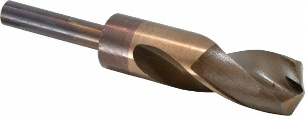 Hertel 83240655 Reduced Shank Drill Bit: 1-3/32 Dia, 1/2 Shank Dia, 135 0, Cobalt Image