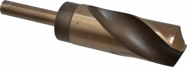 Hertel 83240663 Reduced Shank Drill Bit: 1-3/8 Dia, 1/2 Shank Dia, 135 0, Cobalt Image