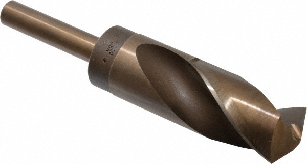 Hertel 83240705 Reduced Shank Drill Bit: 1-7/32 Dia, 1/2 Shank Dia, 135 0, Cobalt Image