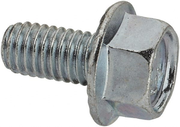 Value Collection Serrated Flange Bolt: #10-32 UNF, 3/8″ Length Under  Head, Fully Threaded 83241935 MSC Industrial Supply
