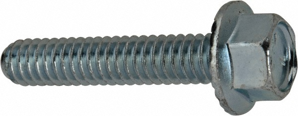 Value Collection 825060MSC Serrated Flange Bolt: 1/4-20 UNC, 1-1/4" Length Under Head, Fully Threaded Image