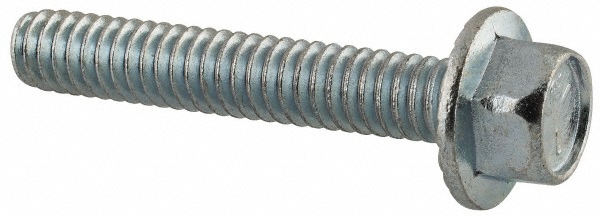 Value Collection 825062MSC Serrated Flange Bolt: 1/4-20 UNC, 1-1/2" Length Under Head, Fully Threaded Image