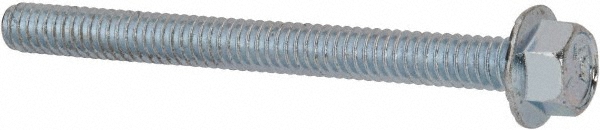 Value Collection 825070MSC Serrated Flange Bolt: 1/4-20 UNC, 2-3/4" Length Under Head, Fully Threaded Image
