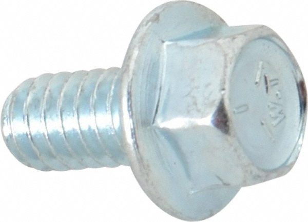 Value Collection 824001MSC Serrated Flange Bolt: 1/4-20 UNC, 1/2" Length Under Head, Fully Threaded Image