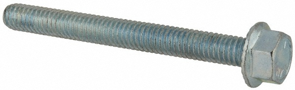 Value Collection 824161MSC Serrated Flange Bolt: 5/16-18 UNC, 3" Length Under Head, Fully Threaded Image