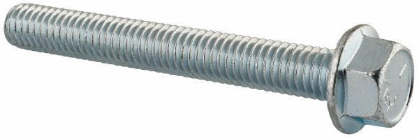 Value Collection 825132MSC Serrated Flange Bolt: 3/8-16 UNC, 3" Length Under Head, Fully Threaded Image
