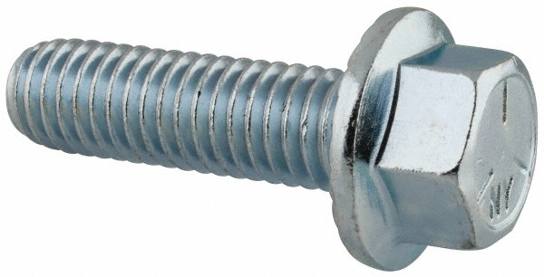 Value Collection 825148MSC Serrated Flange Bolt: 7/16-14 UNC, 1-1/2" Length Under Head, Fully Threaded Image