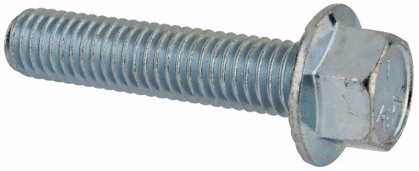 Value Collection 825150MSC Serrated Flange Bolt: 7/16-14 UNC, 2" Length Under Head, Fully Threaded Image