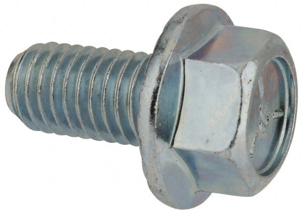 Value Collection Serrated Flange Bolt: 1/2-13 UNC, 1″ Length Under Head,  Fully Threaded 83242420 MSC Industrial Supply