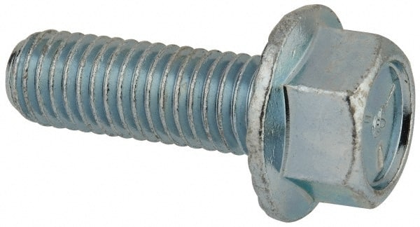 Value Collection 825156MSC Serrated Flange Bolt: 1/2-13 UNC, 1-1/2" Length Under Head, Fully Threaded 