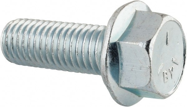 1/2-13 x 1-1/2" Stainless Steel Hex Cap Serrated Flange Bolt WITH NUTS Qty 100 