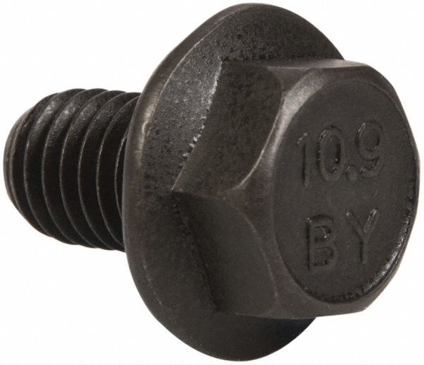 Value Collection 427447MSC Smooth Flange Bolt: M10 x 1.5 Metric, 16 mm Length Under Head, Fully Threaded Image